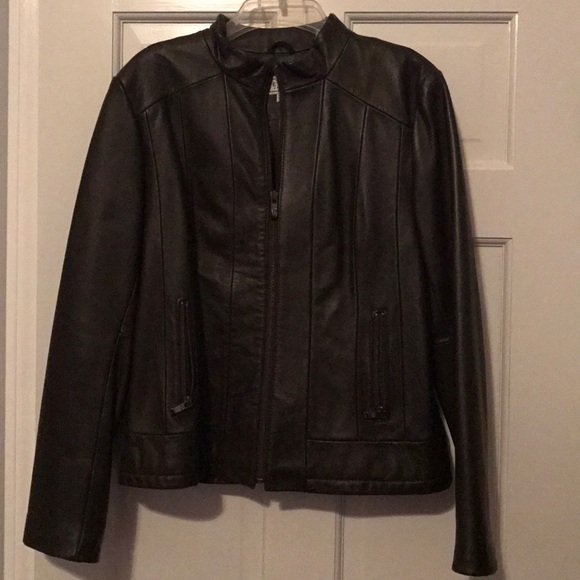 🔥PRICE DROP🔥Brown leather Jacket - Picture 1 of 3